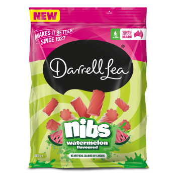 Darrell Lea Watermelon Nibs 200g
