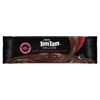 Tim Tam Deluxe Dark Choc Raspberry Tart – 175g