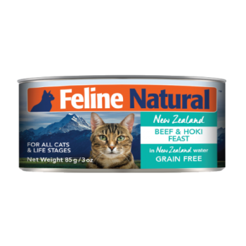 Feline Natural Canned Beef & Hoki Feast 85g