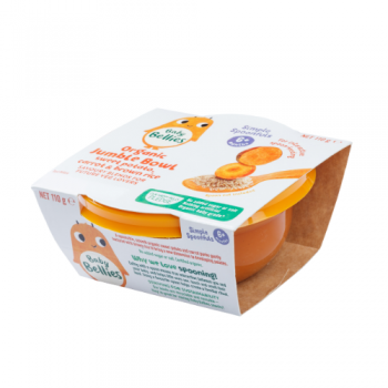 Baby Bellies Organic Sweet Potato, Carrot & Brown Rice Jumble Bowl 110g