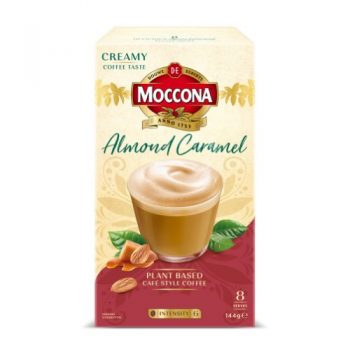 Moccona Plant Based Cafe Style Coffee Sachets – Almond Caramel