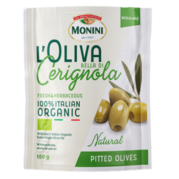 Monini Organic Pitted Olives – Bella Di Cerignola