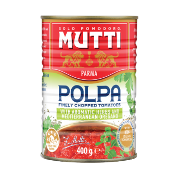 Mutti Polpa with Aromatic Herbs & Mediterranean Oregano