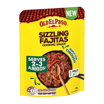 Old El Paso Sizzling Fajitas Cooking Sauce