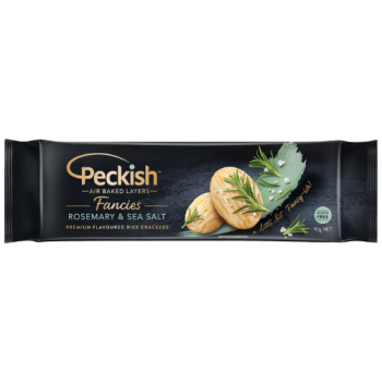 Peckish Fancies Rosemary & Sea Salt 90g