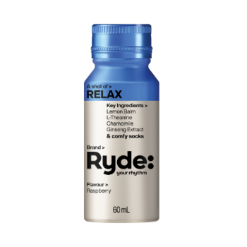 Ryde Wellbeing Shot Relax Raspberry 60ml