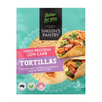 Simson’s Pantry Low Carb Tortilla 5 pk