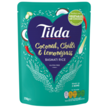 Tilda Coconut Chilli & Lemongrass Basmati Rice 250g