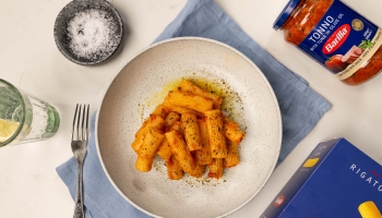 Barilla Rigatoni with Tonno Sauce