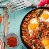 Easy Spicy Tomato and Egg Brunch