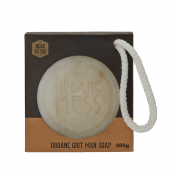 Urbane Mess Grit Soap On A Rope