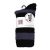 Adults Bed Socks Stripe Black and Grey