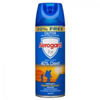 Aerogard Heavy Duty 40% Deet 300g Aerosol