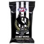 AFL Wet Wipes Collingwood Magpies 20 Pack