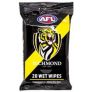 AFL Wet Wipes Richmond Tigers 20 Pack