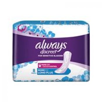 Always Discreet Pad Level 5 Long Plus 8 Pack