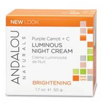 Andalou Brightening Purple Carrot + C Luminous Night Cream 50g