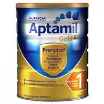 Aptamil Gold+ 1 Infant Formula 0-6 Months 900g