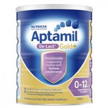Aptamil Gold De-Lact Lactose Free Infant Formula From Birth 0-12 Months 900g