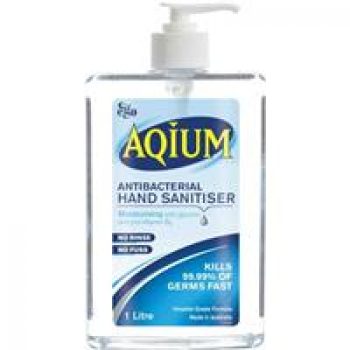 Aqium Antibacterial Hand Sanitiser 1L
