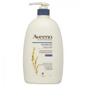 Aveeno Active Naturals Skin Relief Moisturising Body Wash Fragrance Free 1 Litre