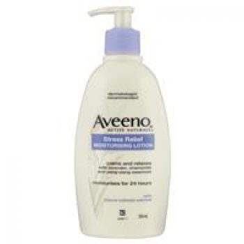 Aveeno Active Naturals Stress Relief Moisturising Lotion Lavender, Chamomile and Ylang-Ylang Essences 354mL