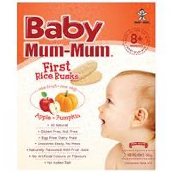 Baby Mum-Mum Rice Rusks Apple & Pumpkin Flavour 36g