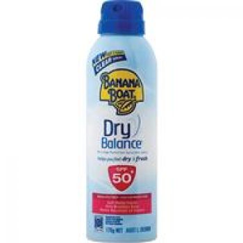 Banana Boat SPF 50+ Dry Balance Clear Aerosol Spray 175g