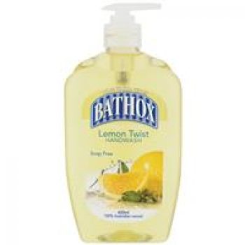 Bathox Hand Wash Antibacterial Lemon Twist 600ml