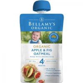 Bellamy’s Organic Apple Fig & Oatmeal 120g