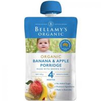 Bellamy’s Organic Banana Apple Porridge 120g