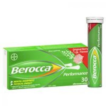 Berocca Energy Vitamin Original Berry Effervescent Tablets 30 pack