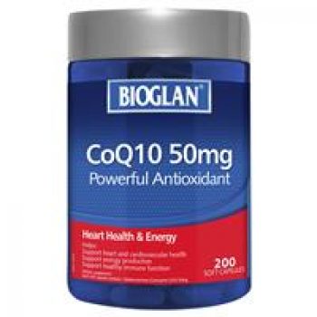Bioglan CoQ10 50mg 200 Capsules