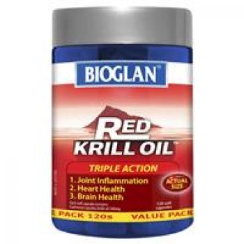 Bioglan Red Krill Oil 500mg 120 Soft Capsules
