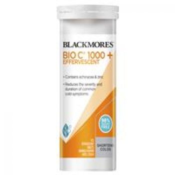 Blackmores Bio C 1000 Echinacea + Zinc 10 Effervescent Tablets