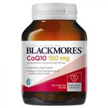 Blackmores CoQ10 150mg 125 Capsules Exclusive Size