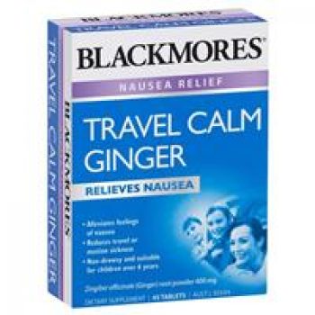 Blackmores Travel Calm Ginger 45 Tablets