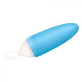 Boon Squirt Silicone Baby Food Dispensing Spoon Blue Online Only