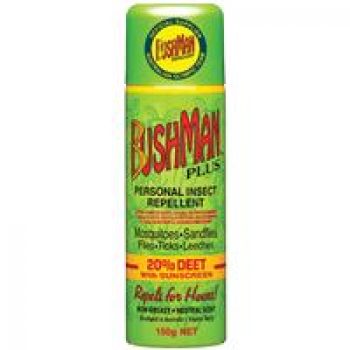 Bushman Plus 20% Deet Insect Repellent Aerosol 150g