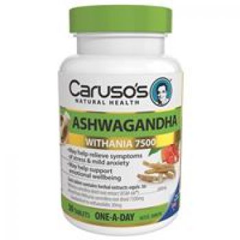 Carusos Natural Health Ashwagandha 50 Tablets