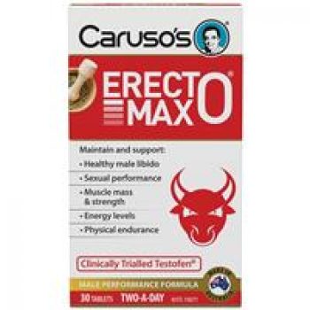 Carusos Natural Health Erecto MAX 30 Tablets