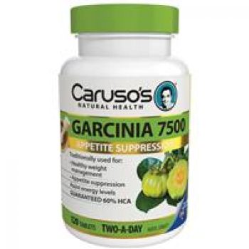 Carusos Natural Health Super Garcinia Cambogia Plus Energy 120 Tablets