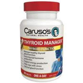 Carusos Natural Health Thyroid Manager 60 Tablets