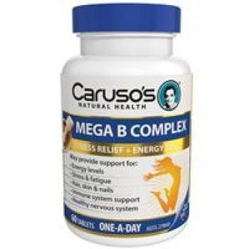 Carusos Natural Health Ultra Max Mega B Complex 60 Tablets