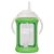 Cherub Baby Wide Neck Glass Straw Cup with Colour Change Sleeve 240ml Green Online Only