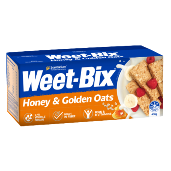 Weet-Bix™ Honey & Golden Oats 450Gr