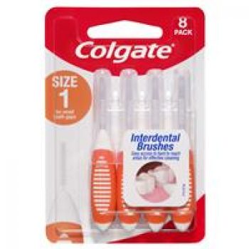 Colgate Interdental Brushes Size 1 8 Pack