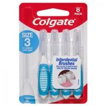 Colgate Interdental Brushes Size 3 8 Pack