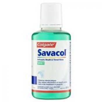 Colgate Savacol Antiseptic Mouth & Throat Rinse 300mL
