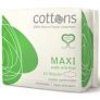 Cottons Maxi Pads w/wings 10 Regular Online Only